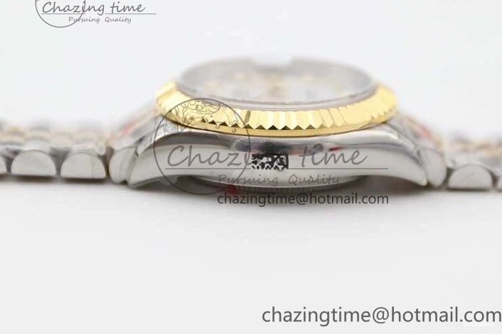 279179 TWF Best YG White SS NH05 Diamonds Bracelet Datejust Jubilee Dial 28mm Markers Edition SS on YG 0408